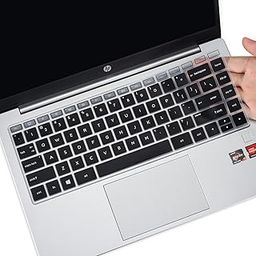 Saco Silicone Skin Keyboard Protector Cover Compatible for HP Pavilion 14 14-dv2015TU | 14-dv2153TU | 14 Inch Laptop Dust Cover - Black-image-16