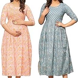 Feeding and Maternity Kurti for Women - Combo Pack of 2 Pieces-image-45