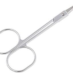 GOODIEBOX Stainless Steel Beauty Makeup Mini Small Scissors Size Eyebrow Nose Hair Manicure Pedicure Shears Cosmetics Tool (4.5 inch)-image-16