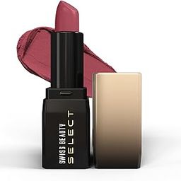 Swiss Beauty Select Dare To Matte Creamy Lipstick | with Velvety matte finish | Long Lasting Stay | with Vitamin E | Shade- Aura Pink, 3.8g |-40