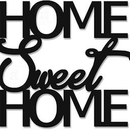 Art Street Wood Vintage Home Sweet Home Wall Art (5.5 x 11.7 inch, Black, ASMDF22477)-image-74
