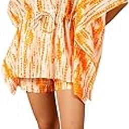 Tie & Dye Printed Co-ords Kaftan Dress Set with Shorts for Women & Teens Stylish and Comfortable Resort Wear Available in Plus Sizes-12
