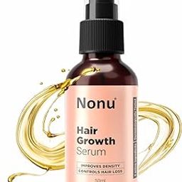 Nonu Hair Growth Serum Improves Hair Density | Helps To Repair Dull And Dry Hair Reduces Hair Fall, Boosts Growth for Men & Women (50 ml)-image-54