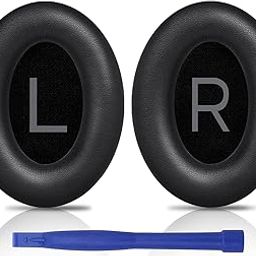 SOULWIT Earpads Replacement for Bose QuietComfort 45 (QC45)/QuietComfort SE (QC SE)/New Quiet Comfort Wireless Over-Ear Headphones, Ear Pads Cushions with Softer Protein Leather - Black-picture-11
