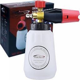 TAKAVU Foam Cannon, Upgraded 180Ã‚° Adjustable Spray Nozzle, Heavy Duty Car Foam Blaster Wide Nick Bottle Snow Professional Foam Lance for Pressure Washer Gun with 1/4' Quick Connector-picture-15
