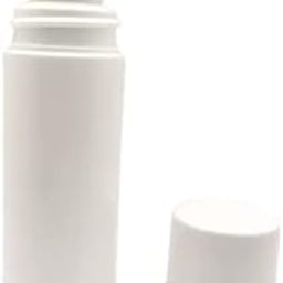 JARBAZAAR (WHOLESALE SET OF 30 PCS) 50ML White Empty Refillable Plastic Deodorant Container Essential Oils Roller Bottles With Plastic Roller Ball For Deodorant Lip Oil Aromatherapy Perfume-12