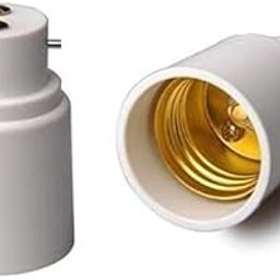 DIKANSHA ® B22 to E27 Screw Base Socket Lamp Converter Holder Light Bulb Adapter Pack of 4-image-49