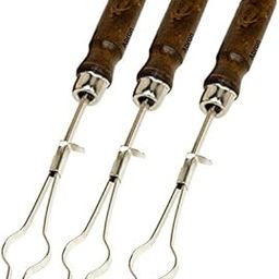 Test Tube Holder with wooden handle for holding test tubes in labs and industries By Abron Exports pack of 3-image-73
