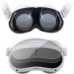 suchinch Fit for PICO 4 All-in-One VR Headset Glasses Lens Film HD Anti-Scratch Protector Kit-image-3