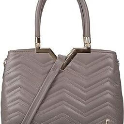 Women Grey Zip Top Sling Bag (66-7651)-image-26