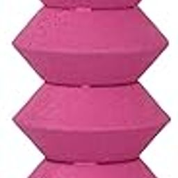 Arts Impex Tall & Medium Hourglass Vase with Brass Rim | Powder-Coated Iron | Different Colors Available (Pink, Large)-image-28