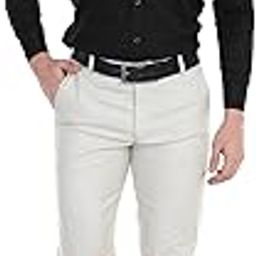 Men's Self-Check Pattern Formal Trousers – Regular Fit Stylish Dress Pants for Office, Party & Fashionable Occasions, Comfortable & Versatile-9
