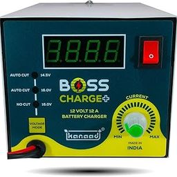 KANAAD® Boss Charger Plus - 12Volt Fully Automatic 2A to 12A Battery Charger for Bike, Car and Inverter Battery with Digital Display, Full Charging Indication, Deep Discharged Battery Revival-21