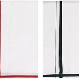 Mens fantacy Cotton single (1.30X2.00 Meter) 2 Colour Combo Dhoti (COMBO-4)-image-89
