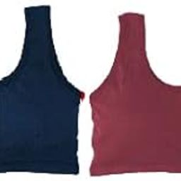 Cotton Full Coverage Non Padded Wire Free Air Sports Bra for Women (Pack of 2)-image-48