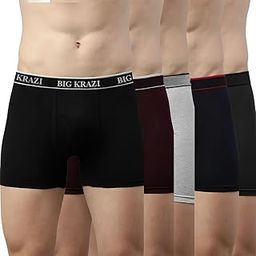 Men's Cotton Trunk (H Shape Underwear) | Pack of 1 | Multicolor | Solid Underwear-picture-12