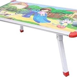 Maanit Multi-Purpose Writing Cum Study Foldable Table for Kids (Wood ,12x24, Printed, Multicolour)-image-69