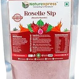 Natural Sharbat Powder | Instant Drink Mix for Summer Beverages, Milkshakes, Mocktails & Refreshing Drinks | 250g Pack (250 Gram, Roselle Powder Sharbat)-image-57