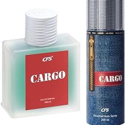 CFS Cargo Blue EDP Long Lasting Perfume & Cargo Blue Deodorant Body Spray-74