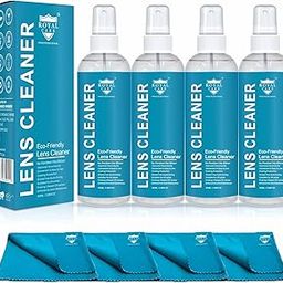 Royal Care Lens Cleaner Spray 100 ML Pack Kit – Professional Lens Cleaner Spray with Microfiber Cloths – Best for Eyeglasses, Cameras, and Lenses - Safely Cleans Fingerprints, Dust, Oil (Pack of 4)-image-41