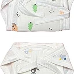 New born Baby's Cotton Cloth Diapers/Langot/nappy U Shaped Washable and Reusable Nappies (Multicolour) (New Born, 2, count)-image-68
