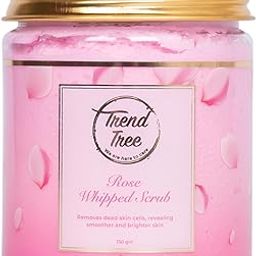TRENDTREE® Rose Whipped Scrub - Exfoliating & Nourishing Body Polish| With Jojoba Oil & Vitamin E| Smooths & Hydrates Skin| Men & Women- 150g-image-78