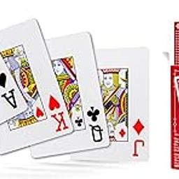 Parksons Cartamundi Private Limited-MH Adult Black Box Poker Playing Card Game, Modern, Red-picture-32