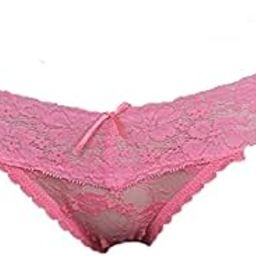 Blush Pink Thong Transparent Valentine Gift Panty Intimate Wear Romantic Lingerie Honeymoon Surprise Gift for Your GF Girl Friend Wife Lover-picture-10