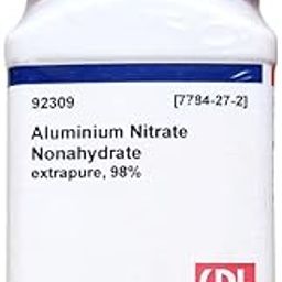 SRL Aluminium Nitrate Nonahydrate extrapure, 98%, 500GM, CAS : 7784-27-2, Molecular Formula : Al(NO3)3.9H2O, Storage: Room Temperature, Shelf Life: 60 Months for laboratory and industrial use-picture-22