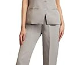 Women's Solid Waistcoat & Trousers Co-Ord Set-24