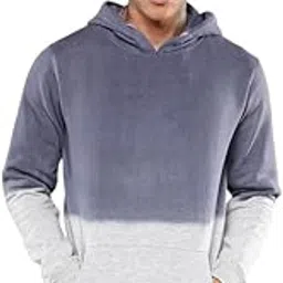 campus sutra Men's Inspire Hoodie with Kangaroo Pocket |Casual Wear| Hooded Neck | Long Sleeve | Pull On Closure | Cotton Sweatshirt Crafted with Comfort Fit for Everyday Wear-picture-13