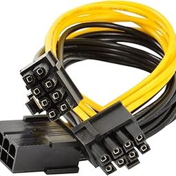 8 Pin to Dual 8 Pin (6+ 2) PCIe Splitter Cable, PCIe 8 Pin Splitter Power Cable Deep in The Mines, PCI Express GPU Graphics Card Connector Extension Wire (1 PACK)-18