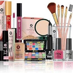 NOY Artistic Visions Creative Makeup Kit Combo Pack Artful Creations 100% Toxic Free Ingredients & Lightweight NO#250 (Pack of-15)-image-5