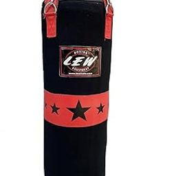 LEW Punching Bags unfilled Punching Boxing Bag Combo Sets Bags Heavy Bags 9 Piece Combo Black 20 OZ Heavy Canvas with Hanging Chain.-image-64