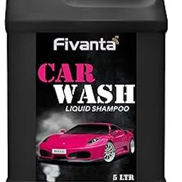 FIVANTA Car Wash Shampoo (5000 ml) | High Foam for Deep Cleaning | Remove Tough Dirt | Safe on Paint | pH Neutral (Pink Rose 5000 ML)-picture-18