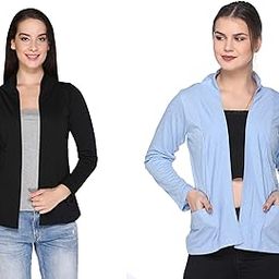Ladies Casual Cotton Shrugs Combo Pack of 2,2CWSG-51-image-20