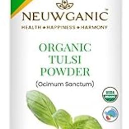Neuwganic - Organic Tulsi Powder - Holy Basil Powder - India Organic and Usda Organic Certified - Ideal for Making Kadha, Tea & Chutney - 200 Gm Pack Of 1-image-50