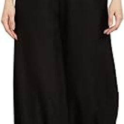 Black Cotton Flex Solid Dhoti Pant-46