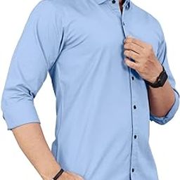 Men's Cotton Full Sleeve Shirt | Regular Fit Casual & Formal Wear with Patch Pocket-image-15