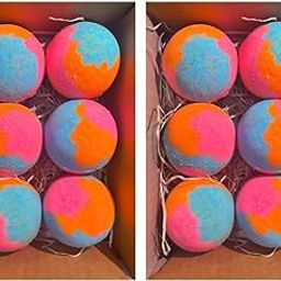 Aaranyam PREMIUM ORANGE Bath Bombs (2 X 6 PCS 75 GMS EACH) – Long-Lasting, Moisturizing & Hydrating Bath Bombs for Relaxing Hot Water Bath, Aromatic & Skin-Soothing, 75g Each, Pack of 6-image-22