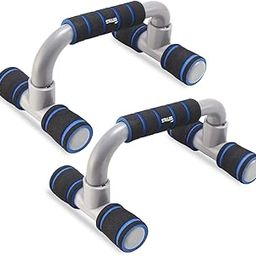 Strauss Moto Push-Up Bar, Pair | Non-Slip, Sturdy Exercise Equipment for Home or Gym Workout |Ideal for Upper Body Strength Training, Muscle Building, Push-Ups & Planks | Portable Gym Equipment,(Blue)-image-23