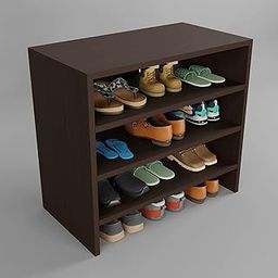 Redwud Leslin Engineered Wood Shoe Rack/Shoe Racks for Home/Shoe Cabinet/Slipper Rack (Wenge) D.I.Y-picture-12