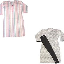 Comfortable Casual Khadi Cotton Regular Fit Kurti for Women and Girls-image-17