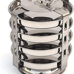 BLeaf Stainless Steel-4 Plate Thatte Idli Stand Dhokla Maker (4 Plate, 4 Idli)-31