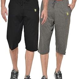 Regular Fit Men Capris(Pack of 2-MACK633038)-image-70