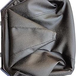 New JD Car Accessories Black Pu Leather Gear Shift Lever Cover for Bolero SLX/SLE Antique Finish-12
