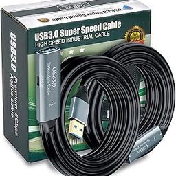 Storite 15 Meter Active USB 3.0 Extension Cable USB 3.0 Male to Female Extender Cord with Signal Booster Compatible with Game Consoles, Printer, Camera, Steam VR, Flash/Hard Drive, Laptop-15