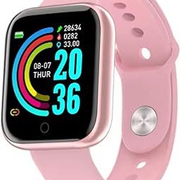 H8 Pro Max Smart Watch for Men & Women (Black & Pink) with Fitness Tracker, Heart Rate Monitor, Multiple Watch Faces, Waterproof, LAXASFIT Bluetooth Smartwatch for Android-image-14