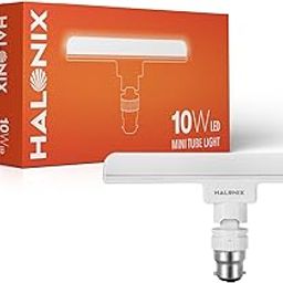 Halonix 10 Watts B22d LED bulb tube Light Cool White, Pack of 1, T-bulb-30