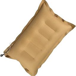 CK CREATION Cotton Travel Pillow Ultra Light Inflatable Dual Color Air Pillow, Standard, Multi Colour, Pack of 1-2